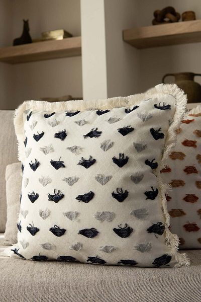 Pilloveland Tassel - Woven Fringed Throw Pillow Cover - 43*43 cm - 1 Piece