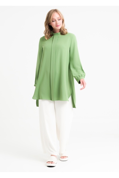 Armağan Judge Collar Asymmetrical Tunic