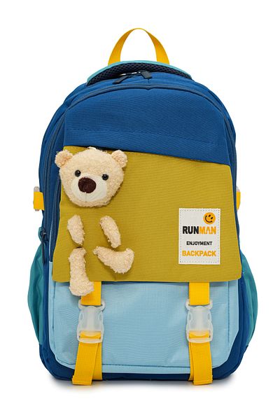 eBavul Plush Teddy Bear Detailed Girl's Primary School Bag Set