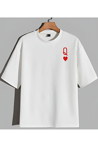 Sebesta Fashion تي شيرت قطني مطبوع على شكل قلب أحمر للموسم الجديد من SEBESTA ...