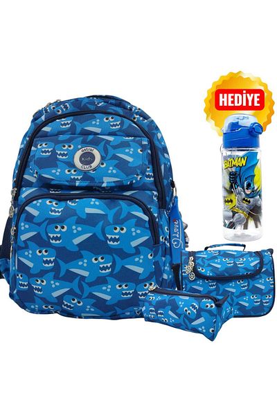 ASTRAL Kids School Bag, Lunch Box, Pen Holder - Keychain and Water Bottle & Flask Gift
