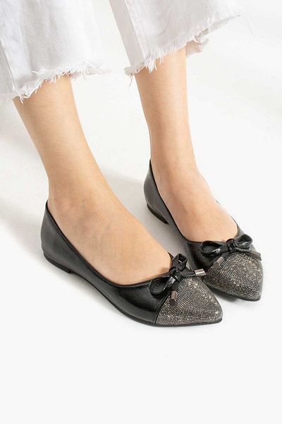 Bestello Bow Rubber Sole Ballerinas 331-1453 Women's Ballerinas
