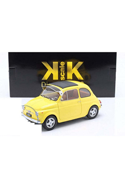 KK Scale Fiat 500 F 1968 Galben Personalizat - Scara KK 1/12