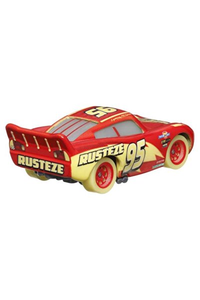 Disney Diecast Car Cars 3 - Glow Racers, Lightning McQueen, 1:55