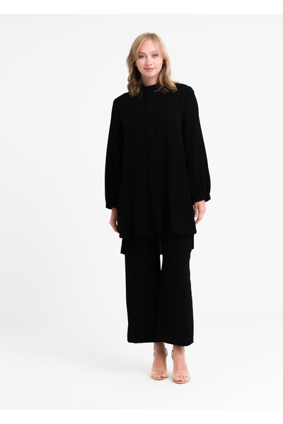 Armağan Judge Collar Asymmetrical Tunic