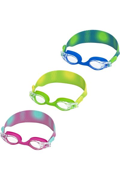 BESTWAY Splash Flex Swimming Goggles, Anti-Leak, UV Protection, Clear Vision