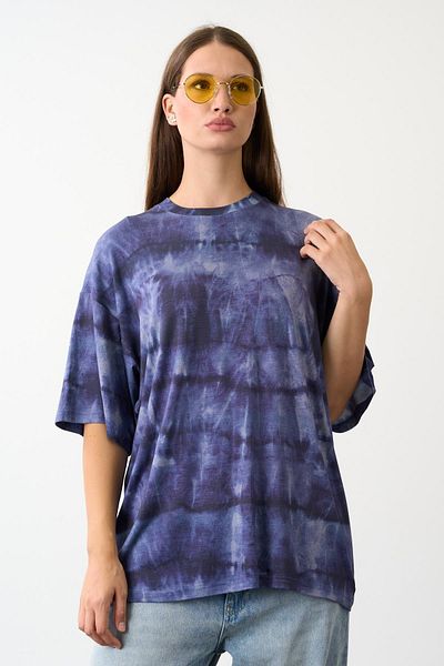 ALEXANDERGARDI Crew Neck Oversize Tie-Dye Print T-Shirt