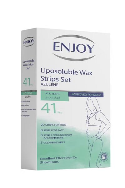 Enjoy Liposoluble Wax Strips Azulene 41s