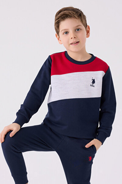 U.S. Polo Assn. U.S. Polo Assn Boys' Red Tracksuit Set