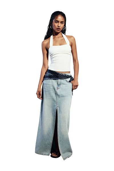 Pull & Bear Top with a straight neckline