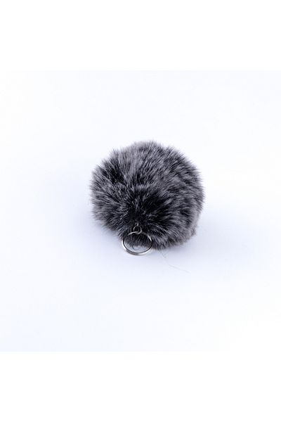 Bimotif Plush Pompon Keychain, Crushed