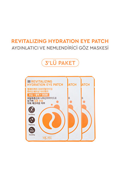 Mjcare Revitalizing Hydration Eye Patch - Aydınlatıcı ve Nemlendirici Göz Mas...
