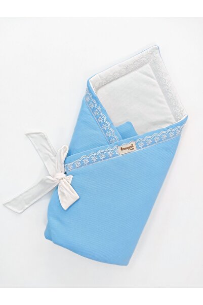Tomuycuk Lacy Baby Swaddle Blanket 100% Cotton 85X85 cm – Soft & Comfortable / Gift