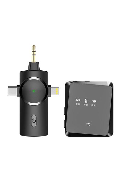 Generic Smart Noise Reduction Wireless Lavalier Microphone UPTO 120 M Range