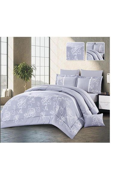 PROMISE Stream Life Multicolor Print King Comforter - Double - 7 Pieces