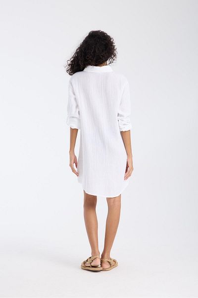 White By Nature Long Sleeve Muslin Women's Shirt