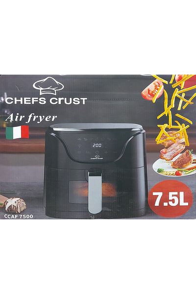 Türkiye 7.5L Air Fryer with Digital LED Panel and Clear Window, Rapid Air Circulation, Fryer Oil Free Elect