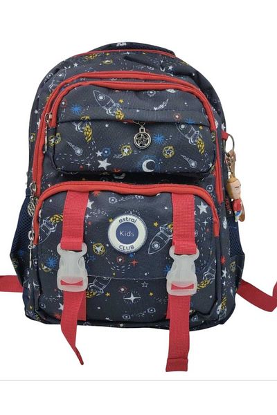 ASTRAL Kids School Bag, Lunch Box, Pen Holder - Keychain and Water Bottle & Flask Gift