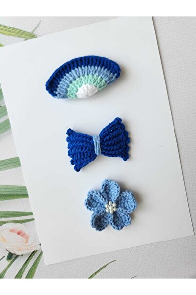 Hand Mother's Since 2024 Baby Buckle Handmade Mixed 3-Piece Clip Hairless Bab...