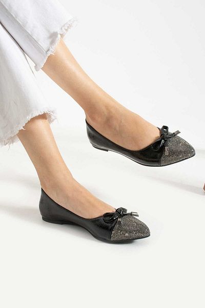 Bestello Bow Rubber Sole Ballerinas 331-1453 Women's Ballerinas