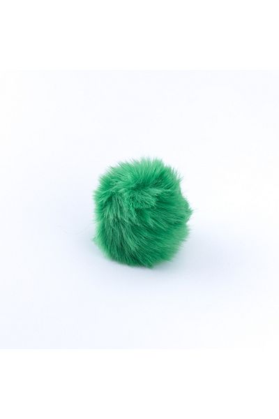 Bimotif Plush Pompon Keychain, Green