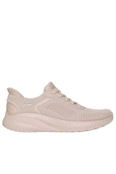 SKECHERS Women's sports shoes, BOBS SQUAD CHAOS-CURRENT MUSE SLIP-INS 117497-NAT beige, textile 41