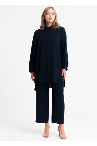 Armağan Judge Collar Asymmetrical Tunic