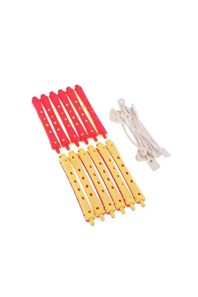 Viva Professional Plastic Rollers for Hair Curling 12 pcs (PC 950)