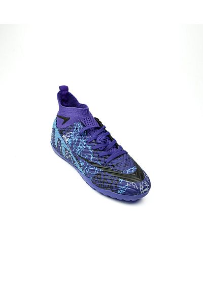 LALİGA Father and Son 600 Purple Socks Children's Carpet Field Shoes