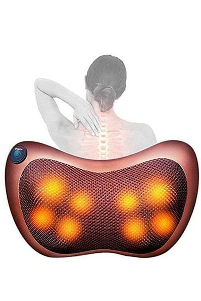 Prime by Javaudan Prime Multifunction Massage Pillow with 8 Massager Heads Heater Neck Shoulder Body Electric Massager