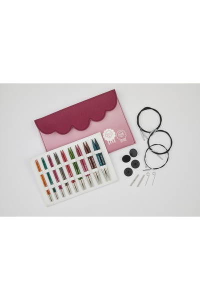 balım hobi evi Set de ace KnitPro DREAMZ Deluxe cu ace interschimbabile 13 cm - 200633