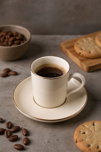 Bambum Dante 6-Person Coffee Cup Set Gold