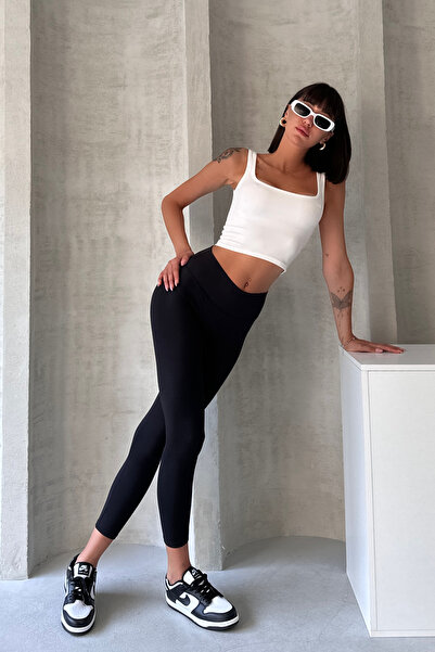 New Now High Waist Shaping / Sculpting Modal Fabric Leggings