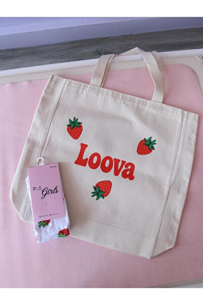 Loova Strawberry Milkshake Cloth Bag