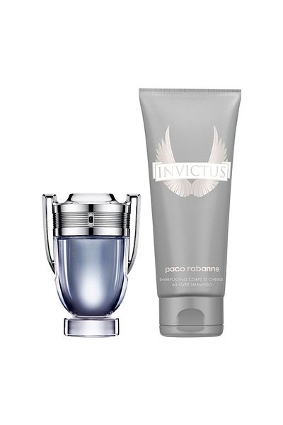 Paco Rabanne , Invictus Eau de Toilette, Men's Gift Set-Eau de Toilette 50ml+Shower Gel 100ml