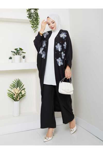 SHİROSA σετ κιμονό δύο τεμαχίων με λουλούδια