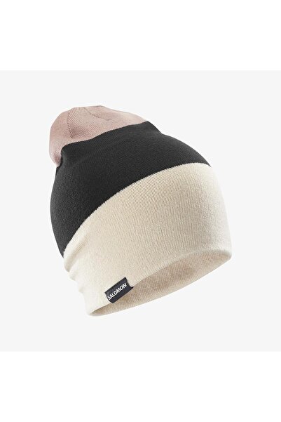 Salomon FLATSPIN REVERSIBLE BEANIE Bere Deep Black LC2630700