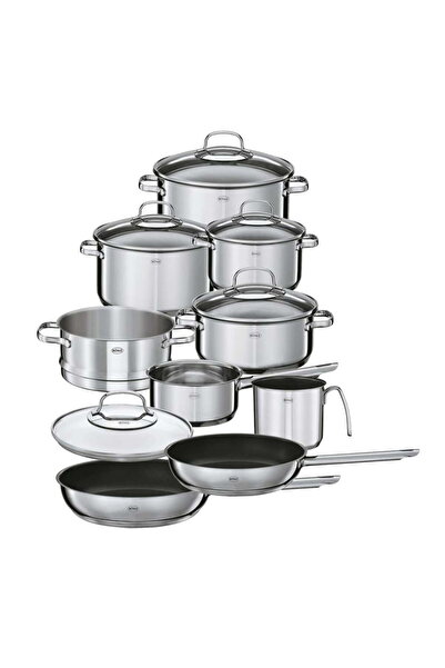 rösle Set de oale cu capac, oțel inoxidabil, 14 piese, Rosle, Elegance 2