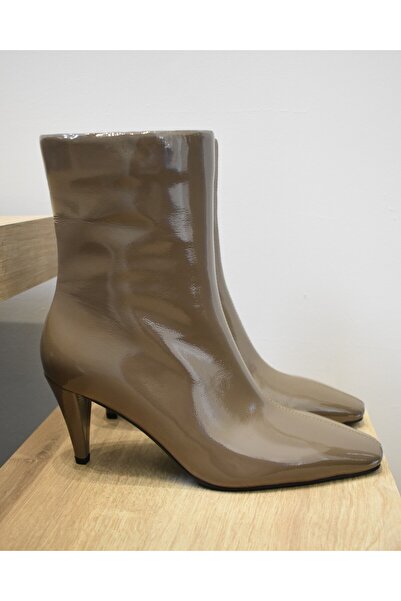 H&K GLOW Hakiki Rugan Deri Vizon Bot