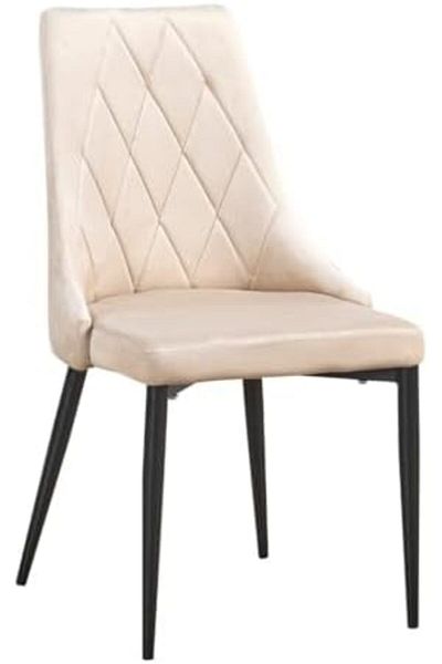MAPLE HOME DECORATION Umatou Dining Room Chairs Living Room Chair Velve Fabric Chair With Black Legs For Hotel Restaurant