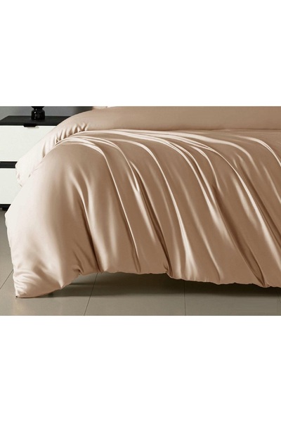 CHIRASO CHIRASO Bedding Set, Shiny SATIN, ELASTIC Sheet 180x200cm, Duvet Cover 200x230cm, 2 Pillowcases