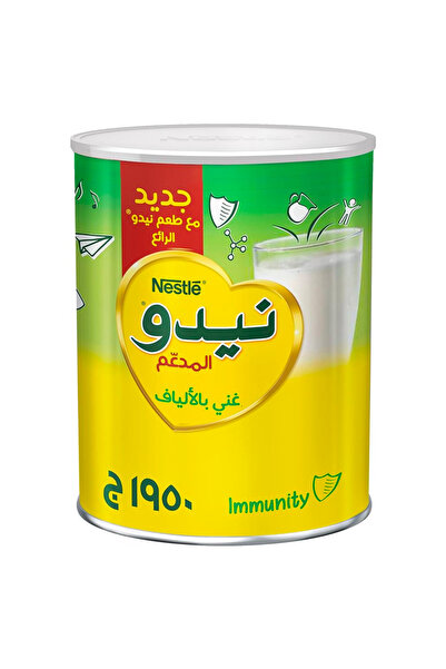 nido حليب، ألياف غذائية، 1950 غرام، 10%