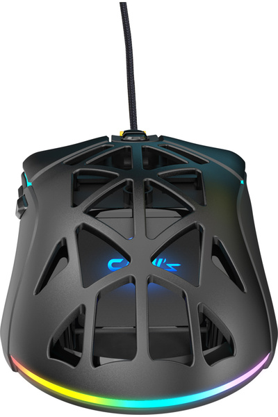 Claw's Nexus X1 12800 Dpi Reflex Örgü Kablolu & Değiştirilebilir Kapaklı Gaming Mouse - Siyah