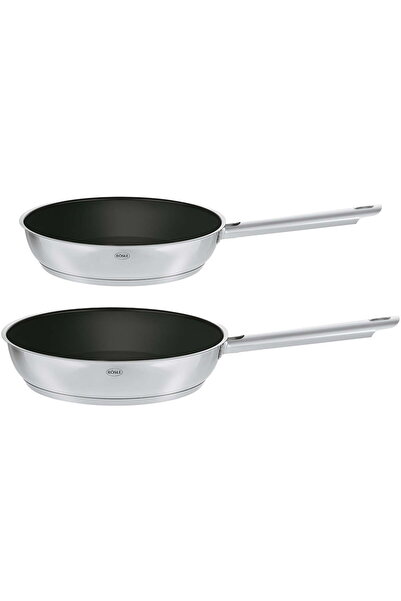rösle Set de 2 tigăi, Ø 28/20 cm, oțel inoxidabil, Rosle, Elegance