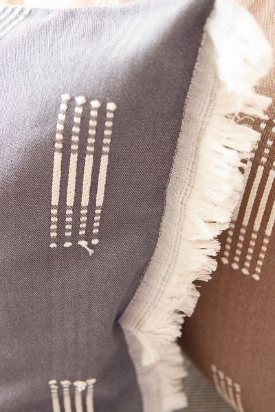 Pilloveland Fellini - Woven Fringed Throw Pillow Cover - 50*50 cm - 1 Piece
