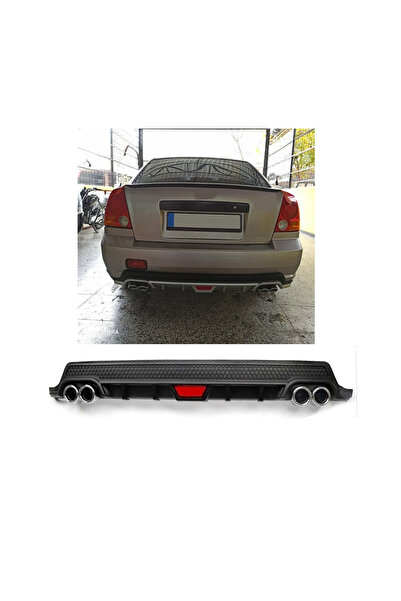 OTO H.İ.T. HYUNDAİ ACCENT ADMİRE UYUMLU BODY KİT DİFÜZÖR 4 ÇIKIŞ YUVARLAK SİY...