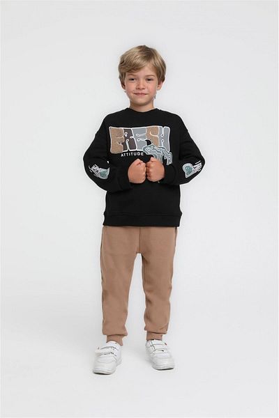 jadeer Jacklions Baby Boy 2-Piece Set Black-Brown 1-5 Years 1617