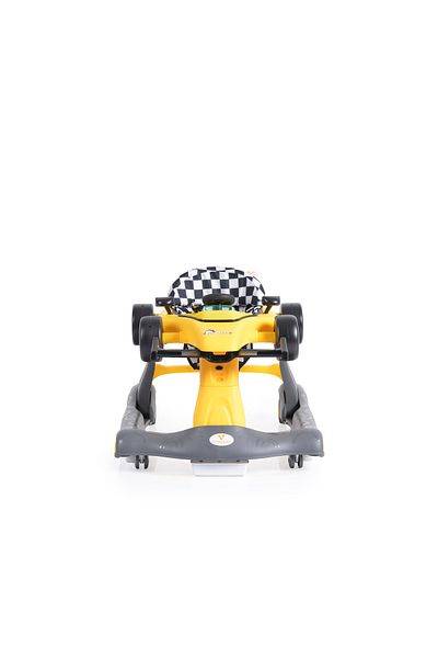 Cangaroo DAYTONNA 2-in-1 walker and antewalker, foldable, rear wheels with automatic braking system, Yellow
