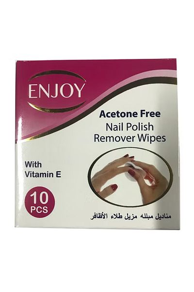 Enjoy Nail Polish Remover Wipes 10s