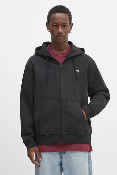 Vans Left Chest Fz Po Men's Black Sweatshirt Vn000R9Zblk1